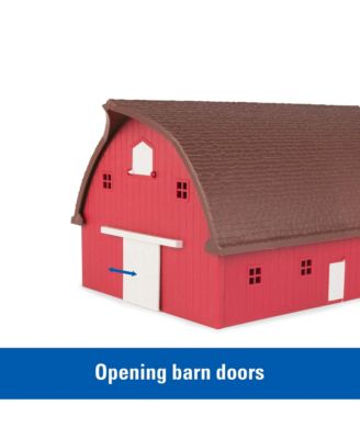 1/64 Farm Country Round Gable Barn Set Toy - Age 5+ Years