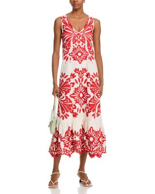 Liliana Appliqu&eacute; Maxi Dress