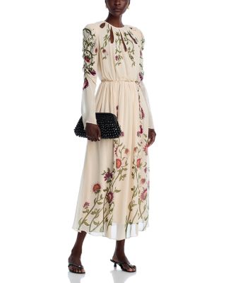 Romantic Nature Long Sleeve Maxi Dress