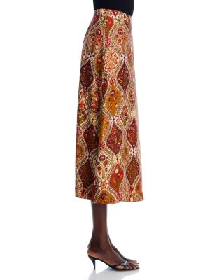 Romantic Nature Midi Skirt