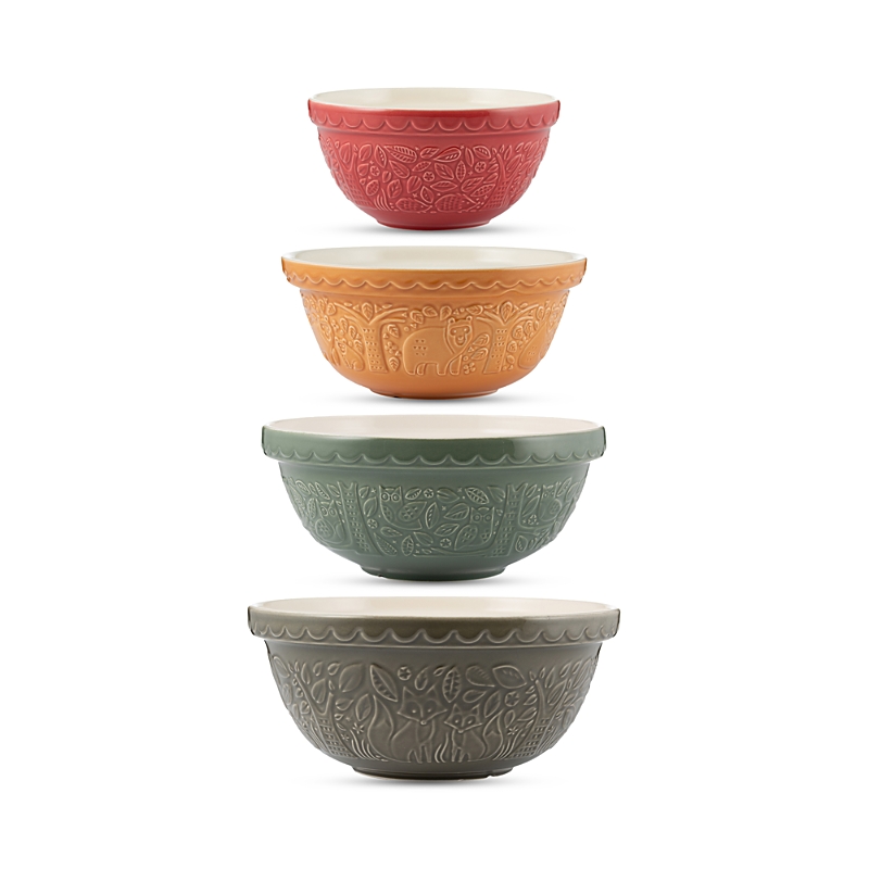 Mason Cash Set Of 4 In The Forest Mixing Bowls In Multi