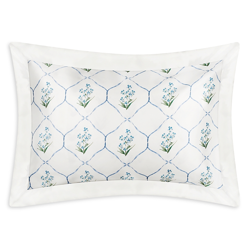 Gingerlily Forget Me Not Silk King Pillowcase In Forget Me Not