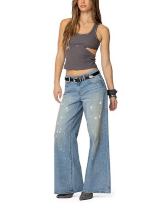 Imogen Cut Out Ribbed Tank Top