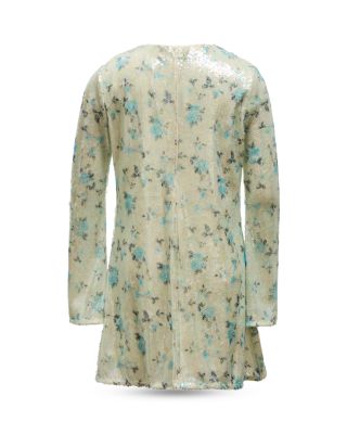 Girls&#39; Marta Sequin Floral Mini Dress - Little Kid, Big Kid