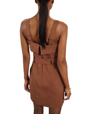 【海外限定】REISSワンピース☆Fia Belted Mini Dress in Brown REISS Fia Belted Minidress | Bloomingdale's