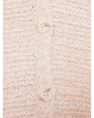 Lily Button Front Knit Vest