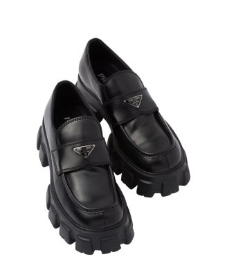 Men's Monolith Brushed Leather Loafers