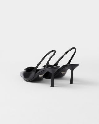  Women's Brushed Leather Slingback Pumps