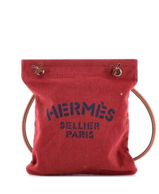 Pre-Owned HERMES Pm Aline Bag Toile