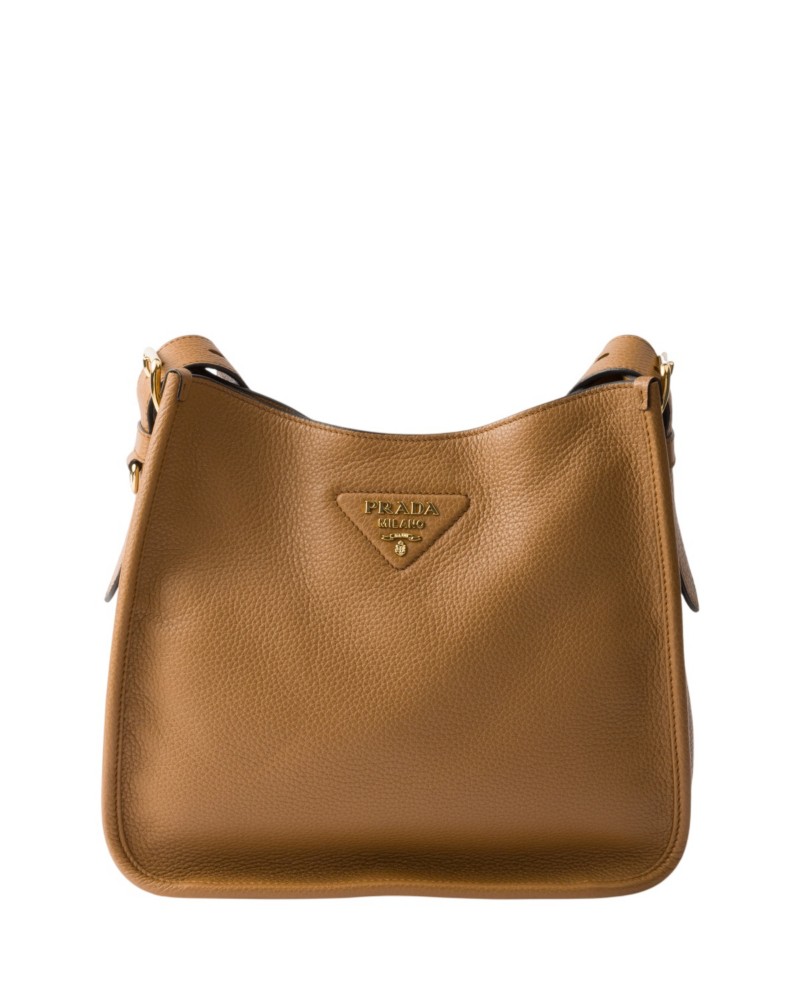 Prada Medium Leather Bag in Caramel