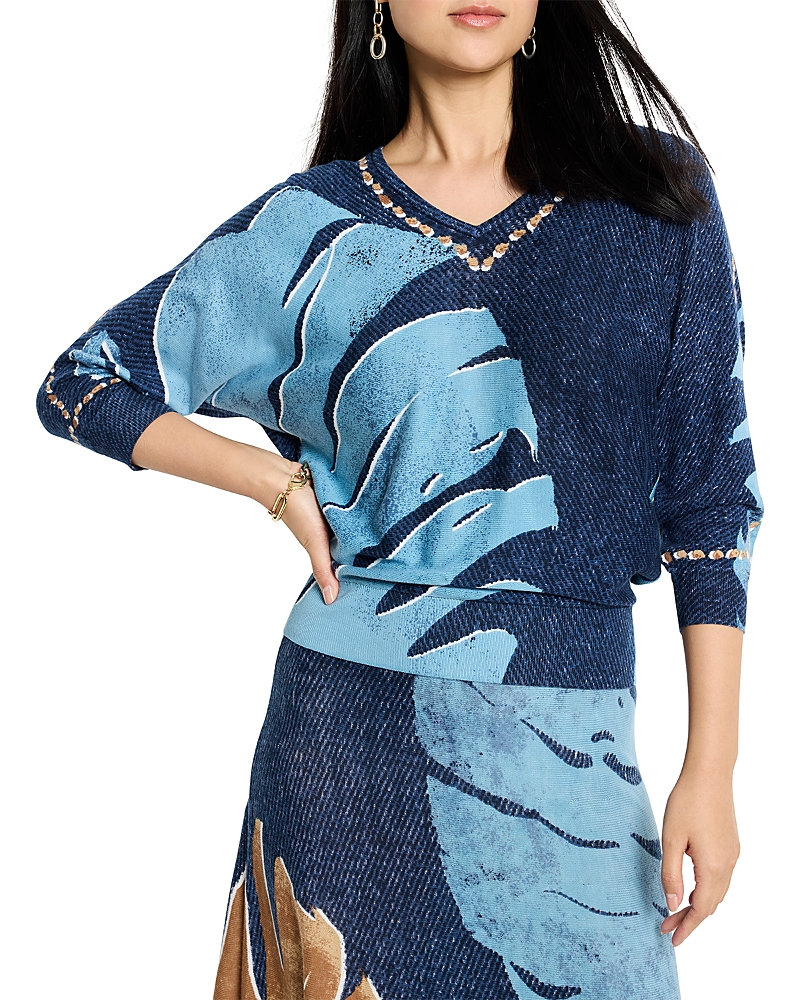Nic + Zoe Nic+zoe Twilight Front Easy Sweater