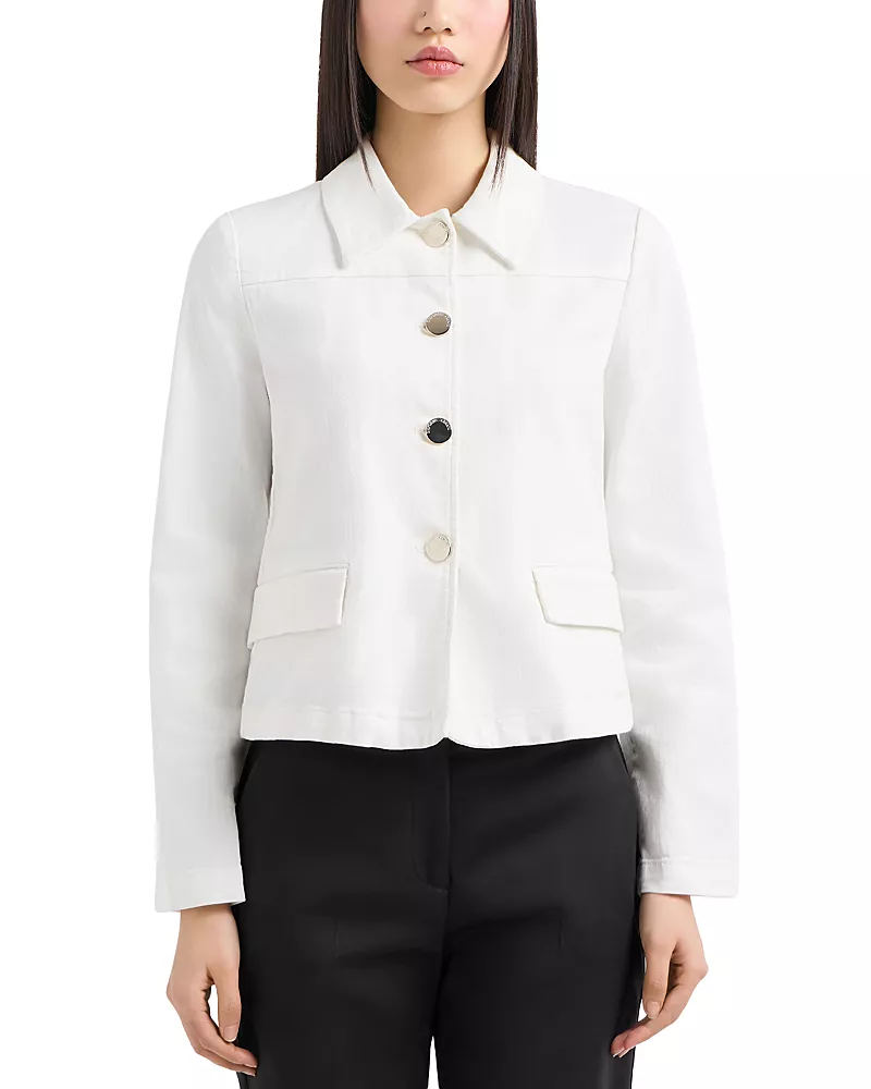Emporio Armani Stretch Cotton Denim Jacket