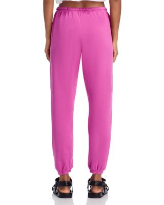 Cotton Logo Sweatpants in Pinkbird