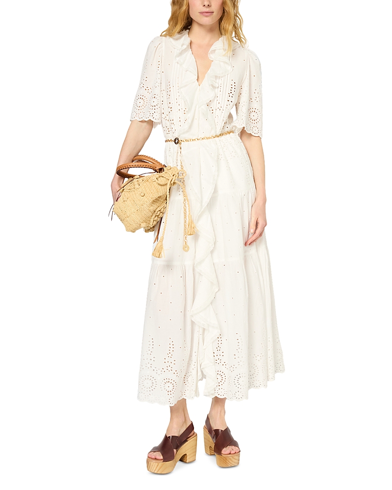 GERARD DAREL PILAR EYELET MAXI DRESS