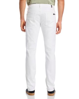 Luxe Performance Plus Slimmy Tapered Slim Fit Jeans in White