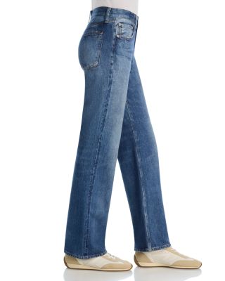 Miramar Shea High Rise Relaxed Straight Leg Jeans in Cosmos