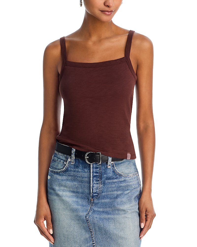Rag & Bone The Slub Square Neck Tank Top