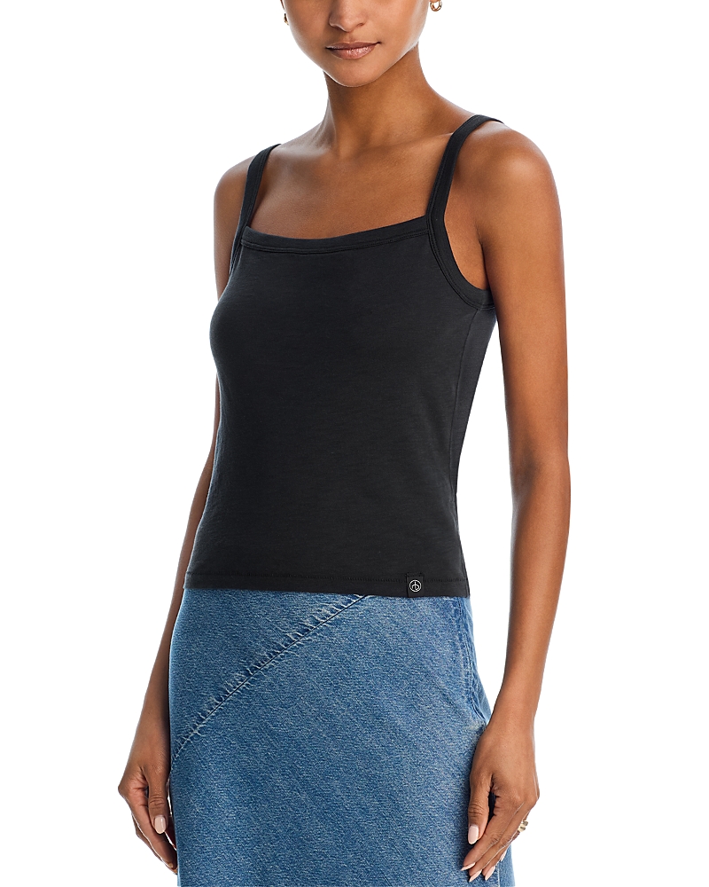 Rag & Bone The Slub Cotton Square Neck Tank