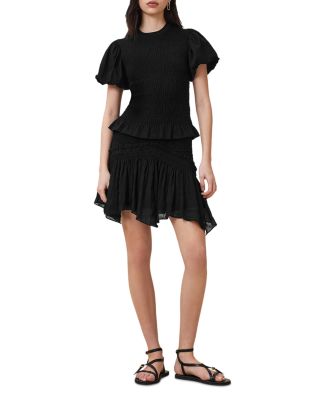 Dael Peplum Puff Sleeve Top