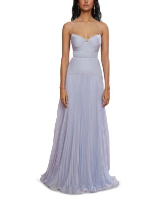 Saylor Pleated Gown