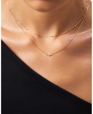 Triple Diamond Necklace