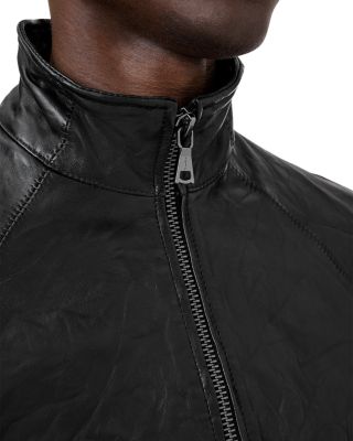 Ansel Crinkle Leather Jacket