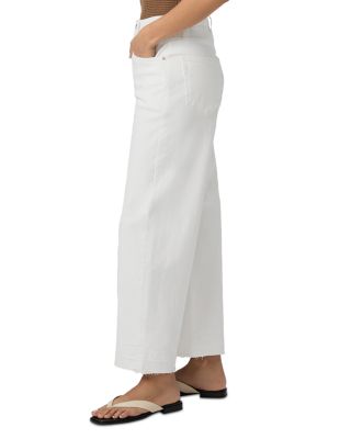 Arellia Ankle Barrel Leg Jeans in Tonal Ecru