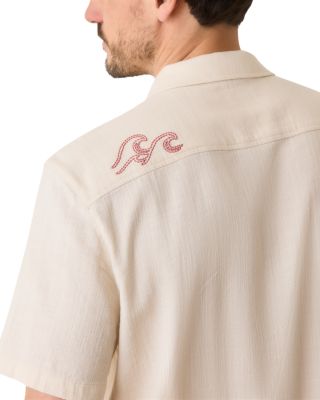 Embroidered Camp Shirt