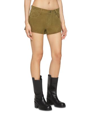 Portman Suede Low Rise Shorts