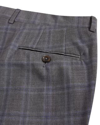 Roger Check Classic Wool Modern Fit Suit Pants