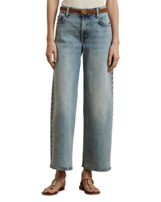 Ralph Lauren - High Rise Wide Leg Crop Jeans