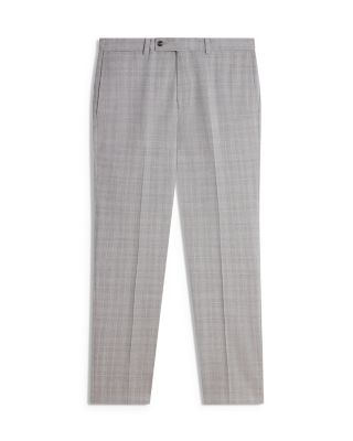 Ted Baker Classic Wool Blend Check Slim Fit Suit Pants