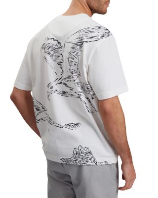 Jamesio Short Sleeve Seagull Graphic Tee