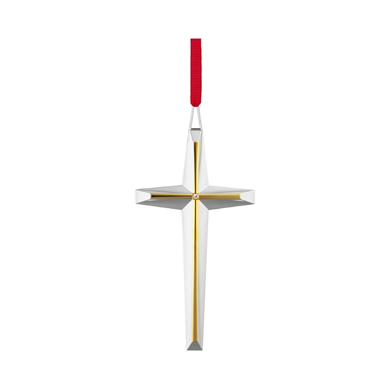 Nambe Cross Ornament In Multi