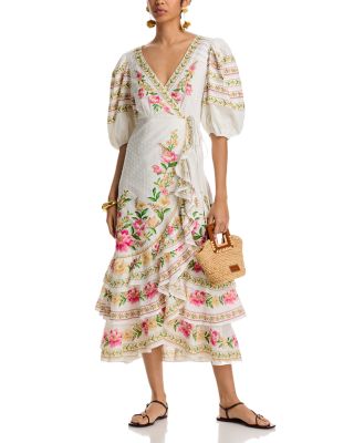 Palm Dream Wrap Dress