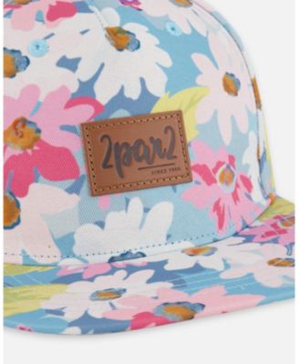  Girls' Printed Flowers Cap - Baby