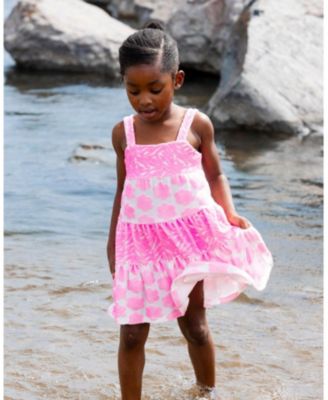 Girls' Printed Terry Beach Dress - Big Kid