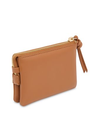 Knotted Zip Pull Purse