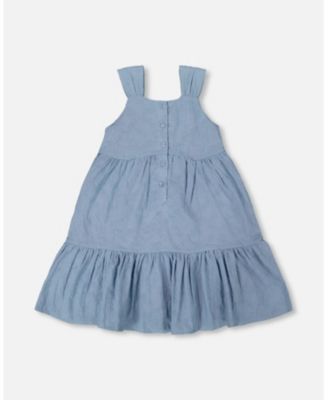  Girls' Multi-Tiered Eyelet Dress - Big Kid