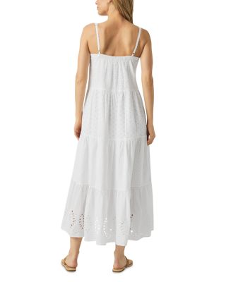 White Wynona Eyelet Dress