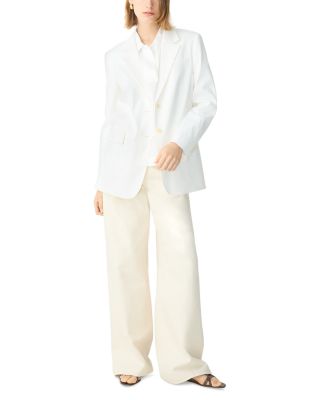 Single Breasted Linen Blazer