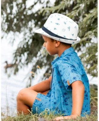 Boys' Printed Chambray Short - Little Kid, Big Kid
