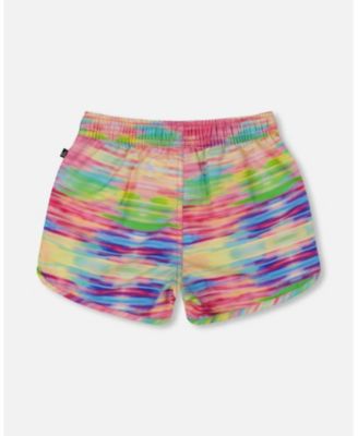 Girls' Printed Swim Shorts - Little Kid