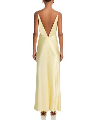 Capri Yellow Slip Dress