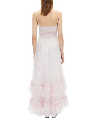 Tiered Ruffle Trim Dress