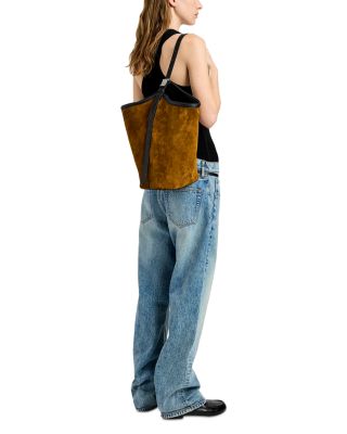 Brant Bucket Bag in Soft Suede