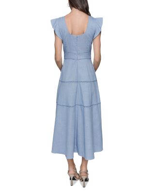 Round Neck Midi Dress