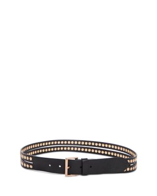ALLSAINTS - Women's Jessica Studded Leather Belt