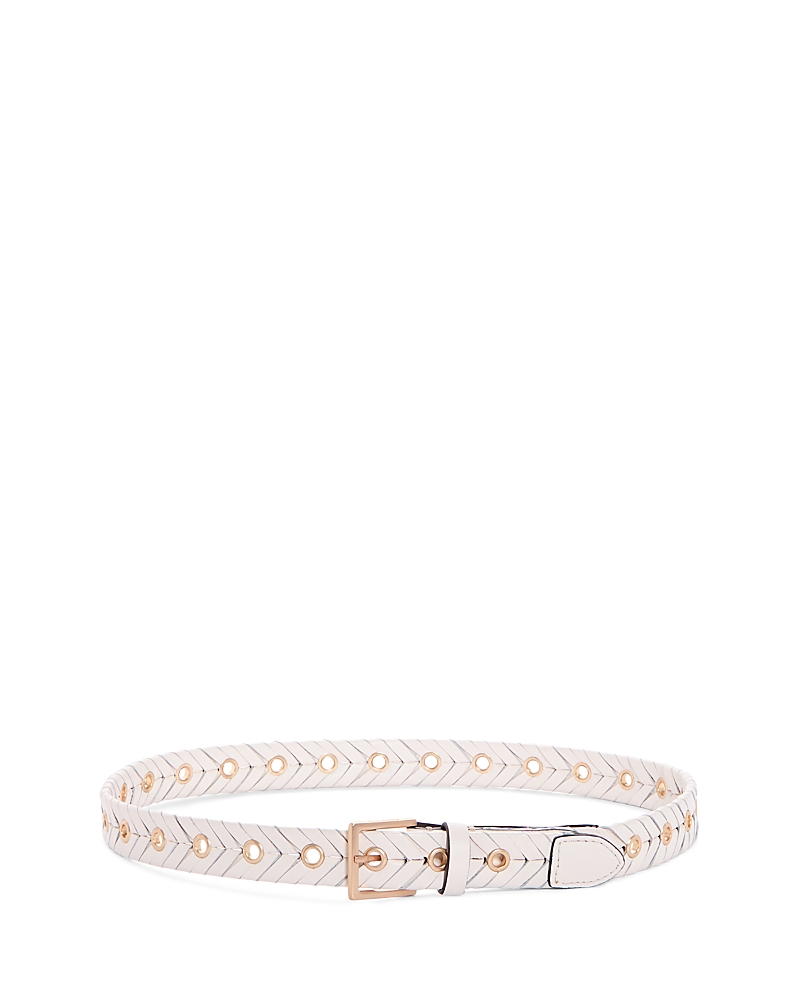 ALLSAINTS WOMEN'S ALICE EYELET LEATHER BELT