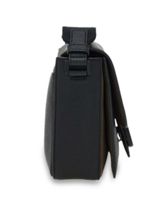 Double Gancini Leather Shoulder Bag